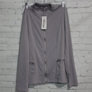 Women's Lightweight Zip Up Utility Jacket Small